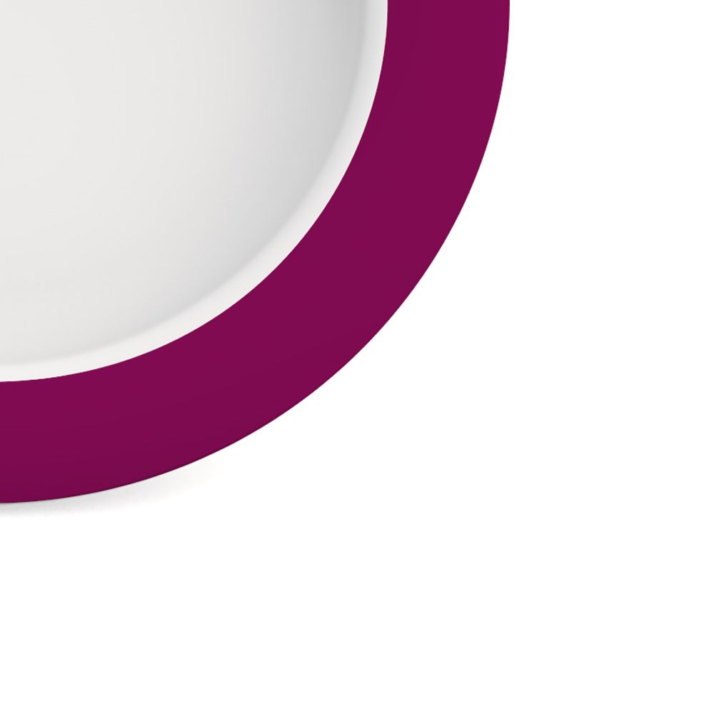 Small plate with sloped base 