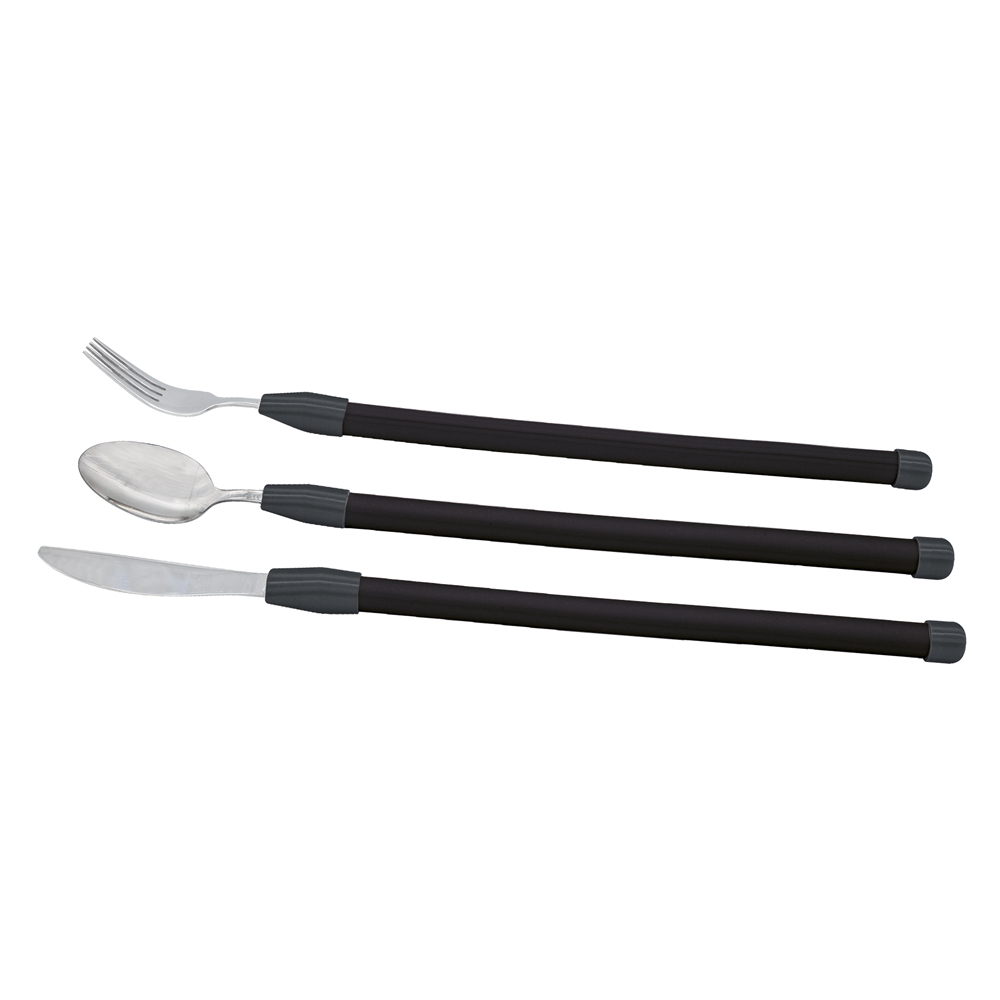 Flexible Cutlery Set, black