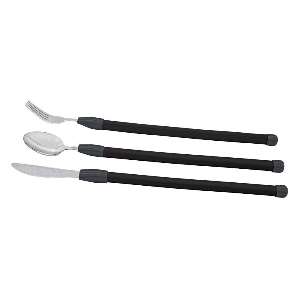 Edelstahl Besteck-Set mit biegsamem Griff Edelstahl Besteck-Set mit biegsamem Griff