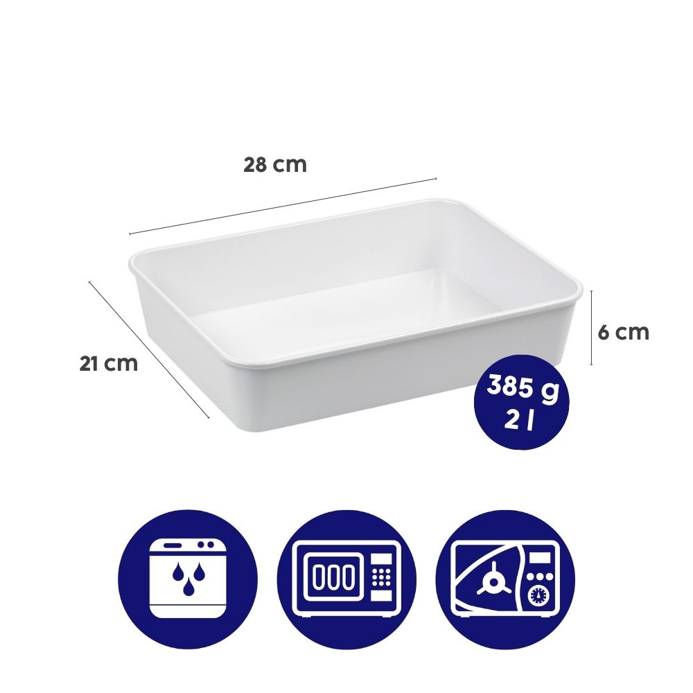 Schuer Tray S - 6 cm deep