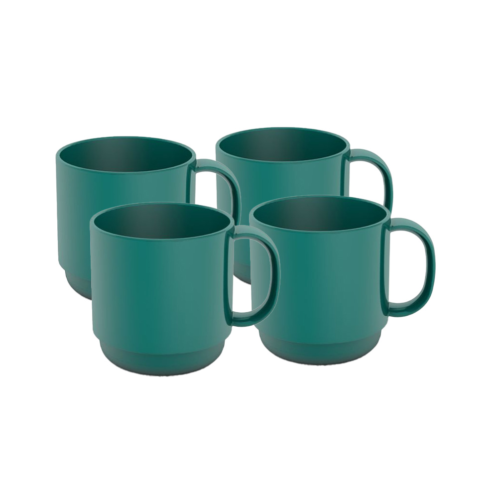 4er kleiner Henkelbecher Set 