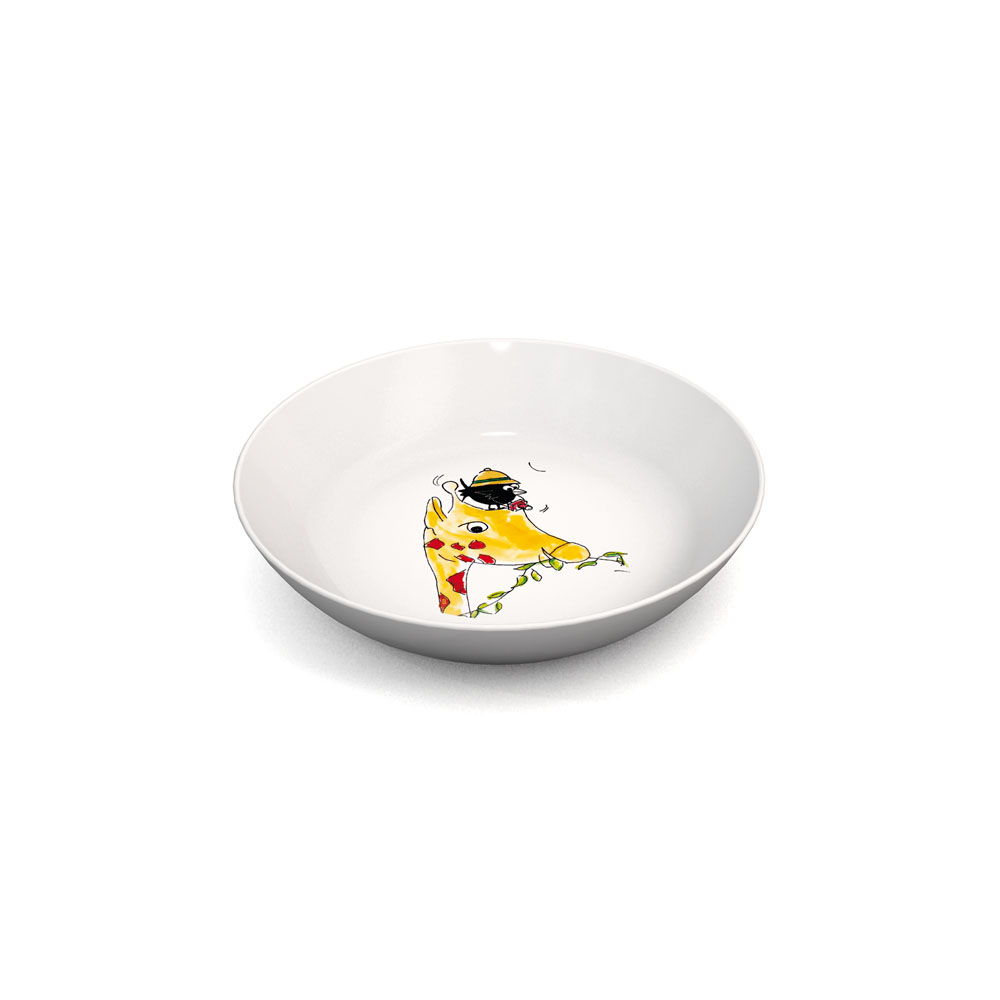 Dessert plate with a children's design