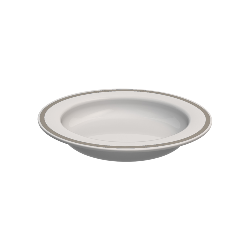 Small plate with sloped base