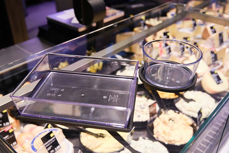 ORNAMIN Schalen auf der Frischetheke